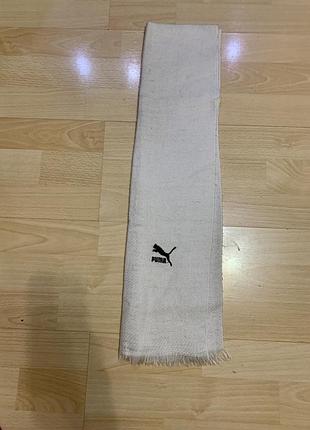 Шарф puma белый