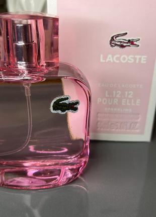 Парфуми lacoste - pour elle 100 мл.🩷 парфуми, духи, туалетна вода, спрей, тестер, пробнік2 фото