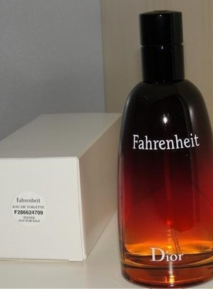 Christian dior fahrenheit cologne тестер