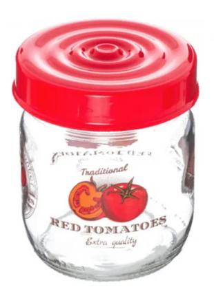 Банка для зберігання herevin tomato 171341-057 425 мл