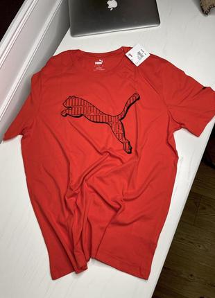 Чоловіча червона футболка puma