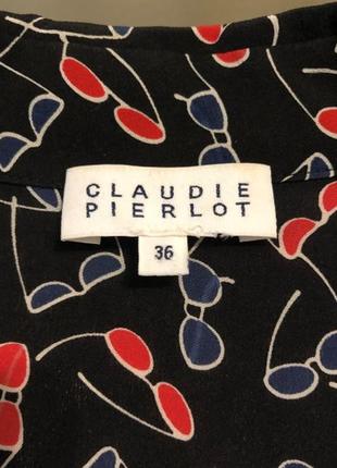 Блуза/сорочка - 100% шовк, claudie pierlot, розмір 36/s7 фото