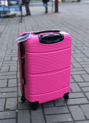 Средний чемодан kaiman розовый размер m3 фото