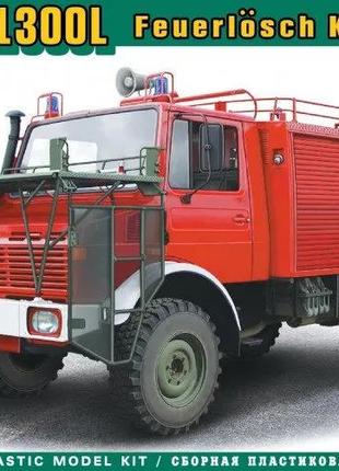 Сборная модель ace грузовик-вездеход unimog u1300l (пожарный автомобиль) (ace72452)