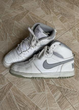 Мужские кроссовки nike dunk high white wolf grey jordan sb adidas supreme acg vintage streetwear retro air max force