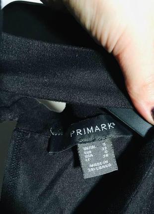 Чёрное замшевое платье с чокером primark4 фото