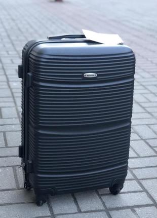 Средний чемодан kaiman черный.1 фото