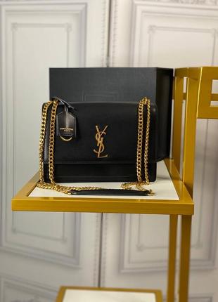 Чёрная сумка лоран ysl