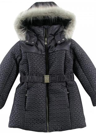 Куртка добротна зимова wojcik fashion стьобана 146 см польща