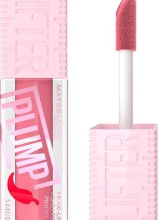Maybelline new york lifter plump блиск для губ, плампер 003 pink sting