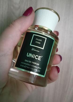 Женская парфюмированная вода unice musk rose, 50 мл