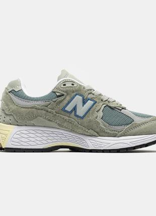 New balance 2002r mirage grey кроссовки замш, текстиль7 фото