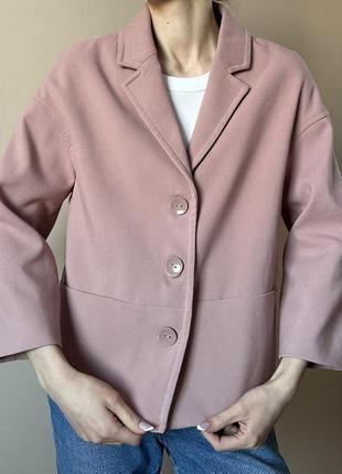 Розовый пудровый фирменный жакет пиджак monnari3 фото