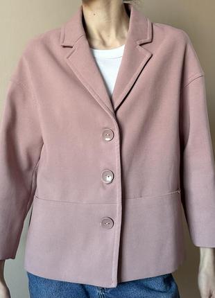 Розовый пудровый фирменный жакет пиджак monnari6 фото