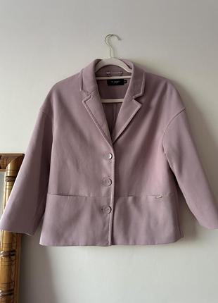 Розовый пудровый фирменный жакет пиджак monnari8 фото