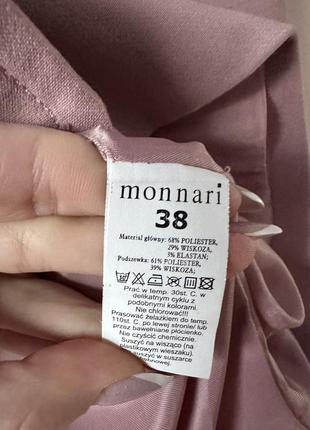 Розовый пудровый фирменный жакет пиджак monnari7 фото