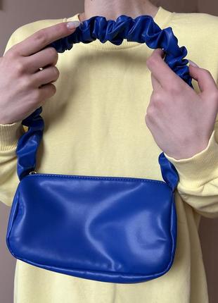Нова яскрава синя блакитна сумка з еко шкіри reserved3 фото