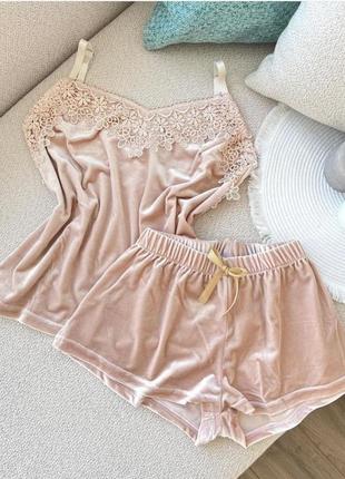 Пижама велюр