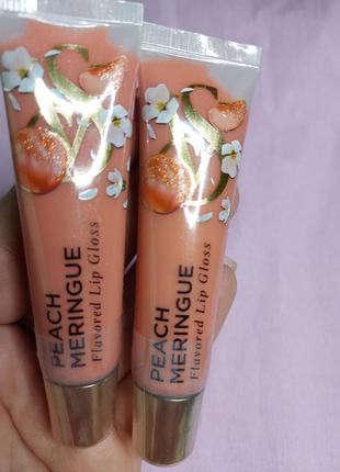 Блиск для губ peach meringue
 victoria's secret flavored lip gloss