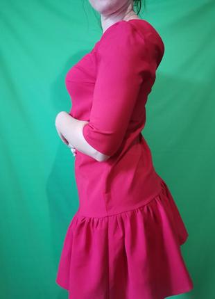 Платье с юбочкой волан3 фото