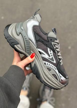 Кроссовки для бега, дальней дороги, занятий спортом 🥰 серого цвета3 фото