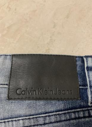 Джинси штани calvin klein чоловічі сині6 фото