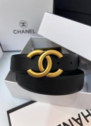 Ремень chanel брендовая гравировка