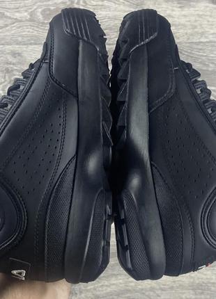 Fila кроссовки 36 размер кожаные чёрные оригинал8 фото
