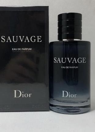 Lux парфюмированная вода для мужчин christian dior sauvage (диор савраж)100 ml