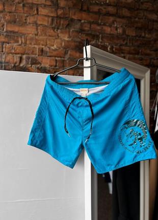 Diesel beachwear swim men’s blue shorts logo шорти