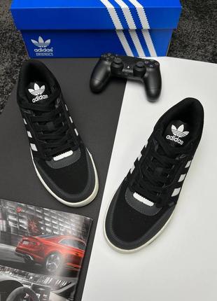 Мужские кроссовки adidas originals drop step gray black6 фото