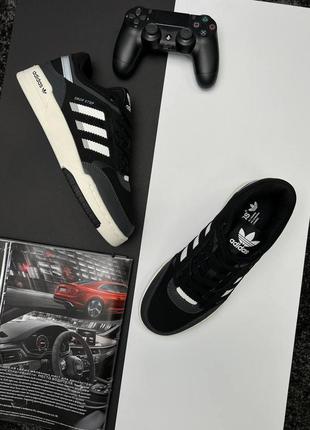 Мужские кроссовки adidas originals drop step gray black3 фото