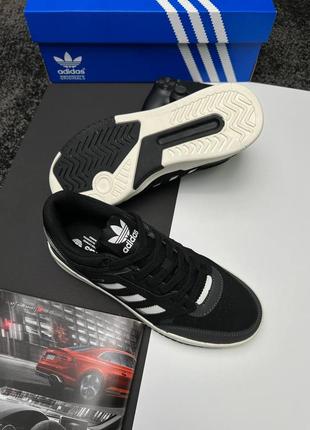 Мужские кроссовки adidas originals drop step gray black2 фото