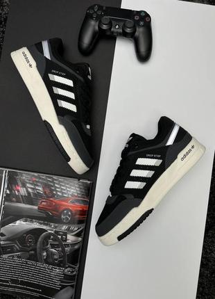 Мужские кроссовки adidas originals drop step gray black5 фото