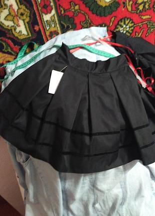 Спідниця чорна шикарна 32 рр.
