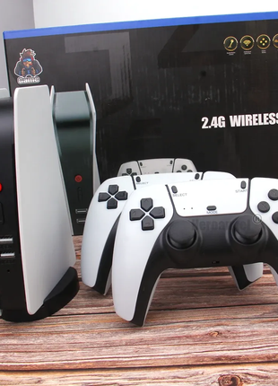 Ігрова приставка m5 тв консоль game classic, 128 гб, два геймпати, ретро ігри