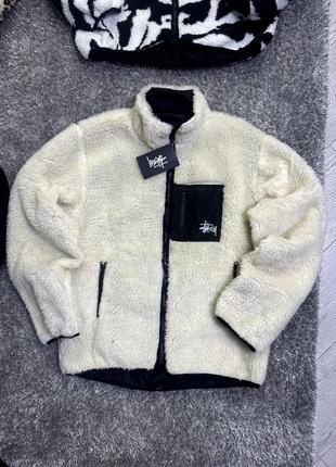 Двусторонняя sherpa stussy3 фото