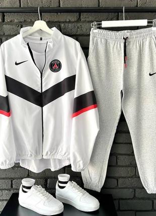 Спортивный комплект nike (брюки/ветровка)