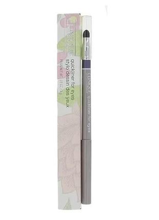 Карандаш для глаз clinique quickliner for eyes 07 - really black (настоящий черный)4 фото