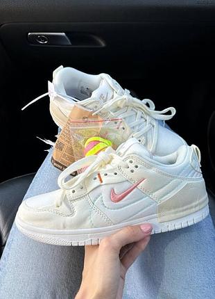 Кроссовки nike another sb dunk low disrupt 2 pale ivory