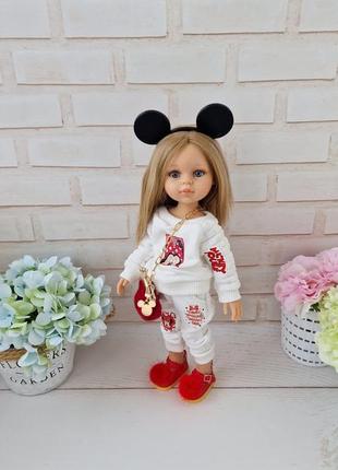 Кукла карла paola reina в одежде міні маус mini mouse style