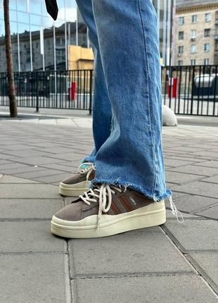 Кроссовки adidas campus x bad bunny chalky brown premium7 фото