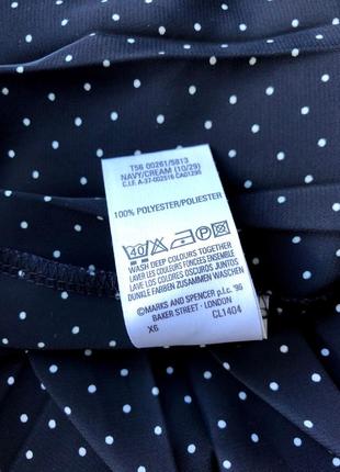 Плісирована спідничка у горошок від m&s 10