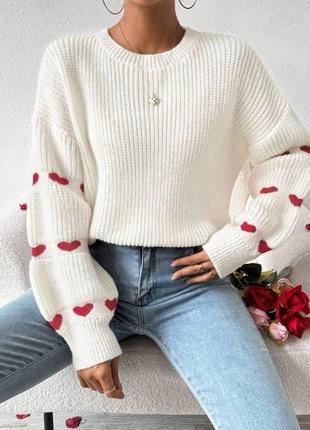 Весняний жіночий светр пряжа: акрил/вовна