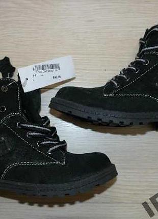 Черевики leone-tex натуральний замш утеплені розм.31