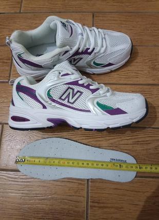 Кроссовки new balance 530 white purple филлетовыеee баланс беланс9 фото