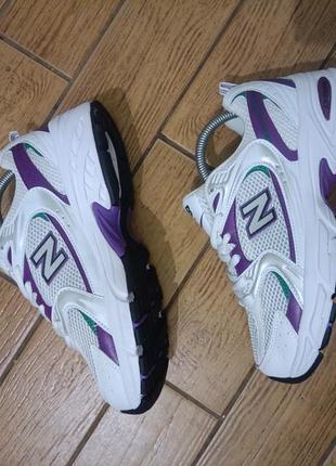 Кроссовки new balance 530 white purple филлетовыеee баланс беланс8 фото