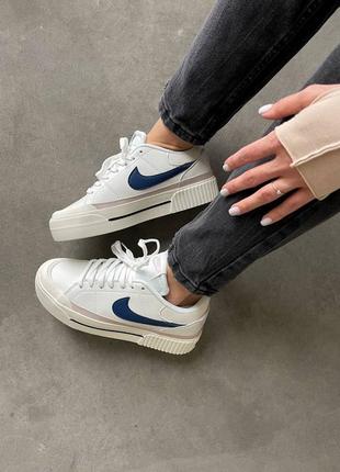 Кросівки nike court legacy lift “blue”4 фото