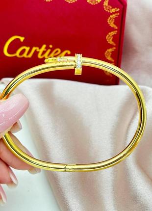 Элегантный браслет cartier гвоздь b6048617: изысканный аксессуар для стильных образов2 фото