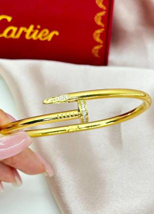 Элегантный браслет cartier гвоздь b6048617: изысканный аксессуар для стильных образов1 фото